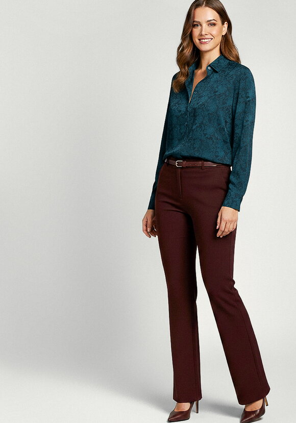 Блуза с жаккардовым узором шир.  580, рис. 2