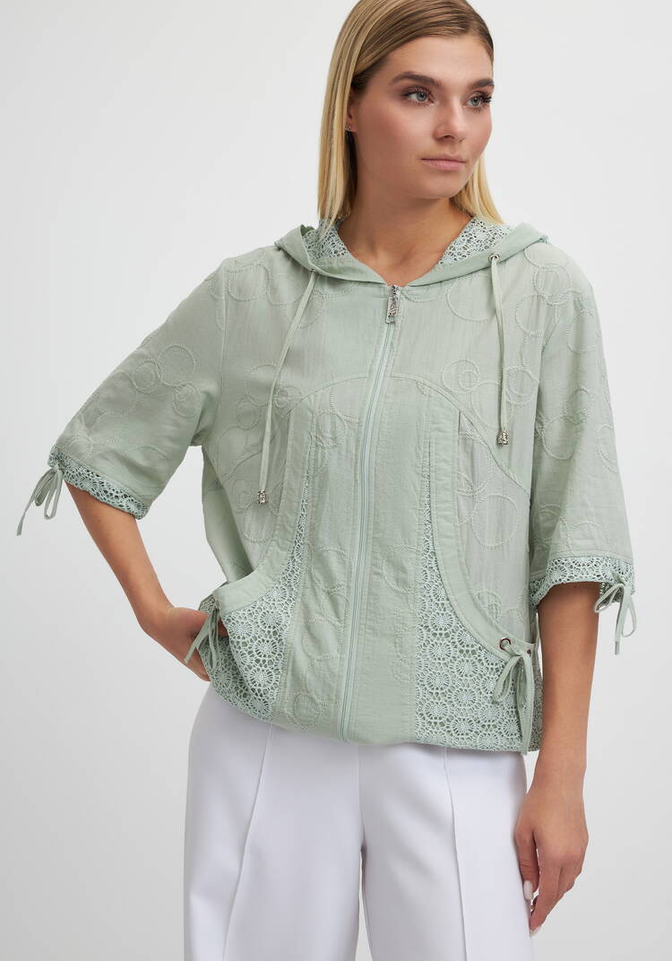 Пыльник на молнии с капюшоном шир.  750, рис. 11