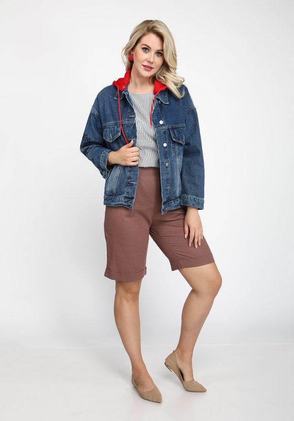 Куртка Яркий принт шир.  580, рис. 7