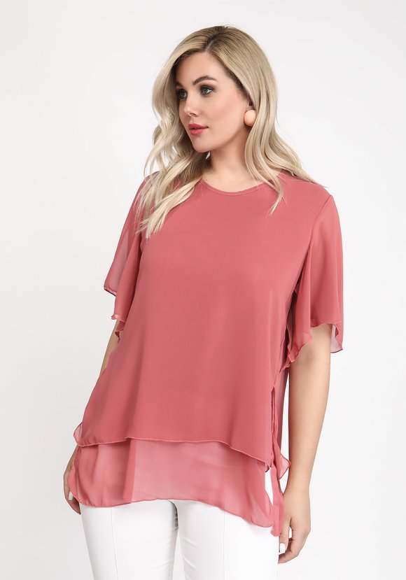 Блуза Яркая модница шир.  580, рис. 5