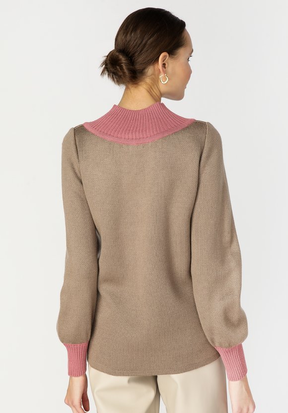 Джемпер женский с широким воротом шир.  580, рис. 8