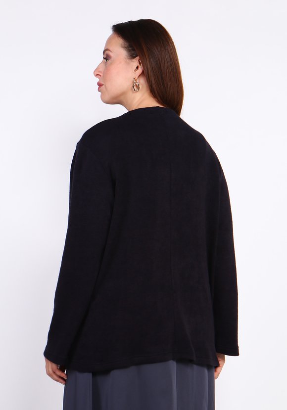 Кардиган на пуговицах с длинным рукавом шир.  580, рис. 3