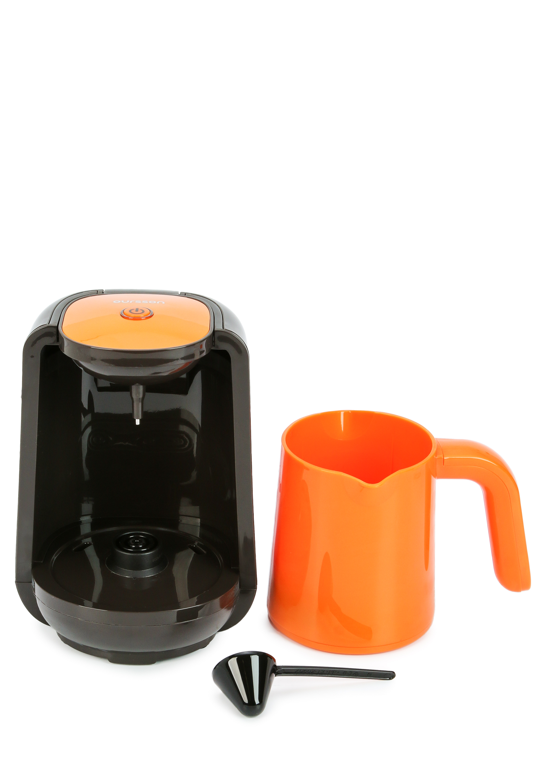 Кофеварка для кофе по-турецки Oursson, цвет оранжевый - фото 3