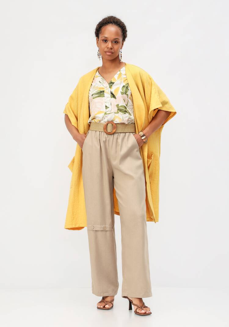 Брюки с декоративной планкой шир.  750, рис. 25