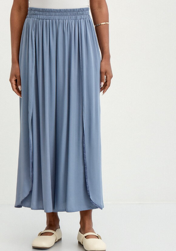 Юбка-брюки свободного кроя на резинке шир.  580, рис. 4