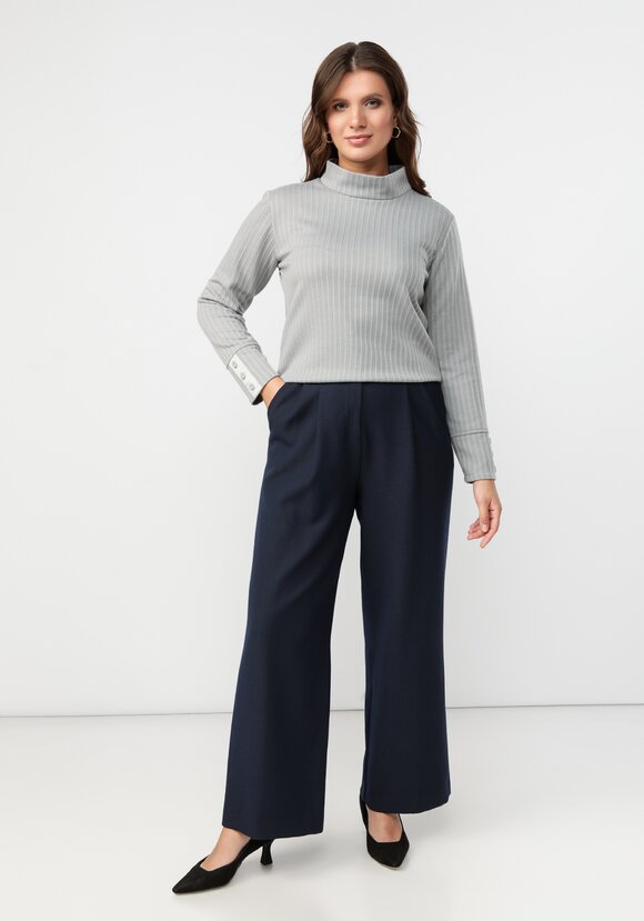 Водолазка с декором на рукавах шир.  580, рис. 14