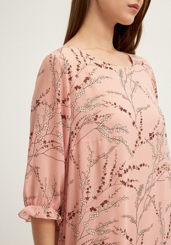 Платье с цветочным принтом шифоновое шир.  580, рис. 29