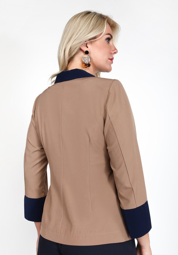 Жакет с контрастными манжетами шир.  580, рис. 2