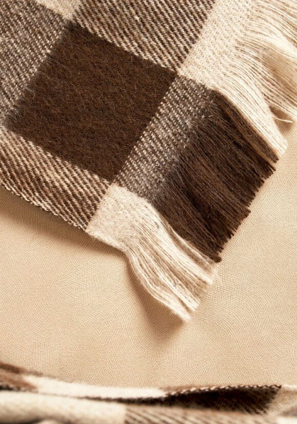 Плед из верблюжьей шерсти Клeтка шир.  580, рис. 4