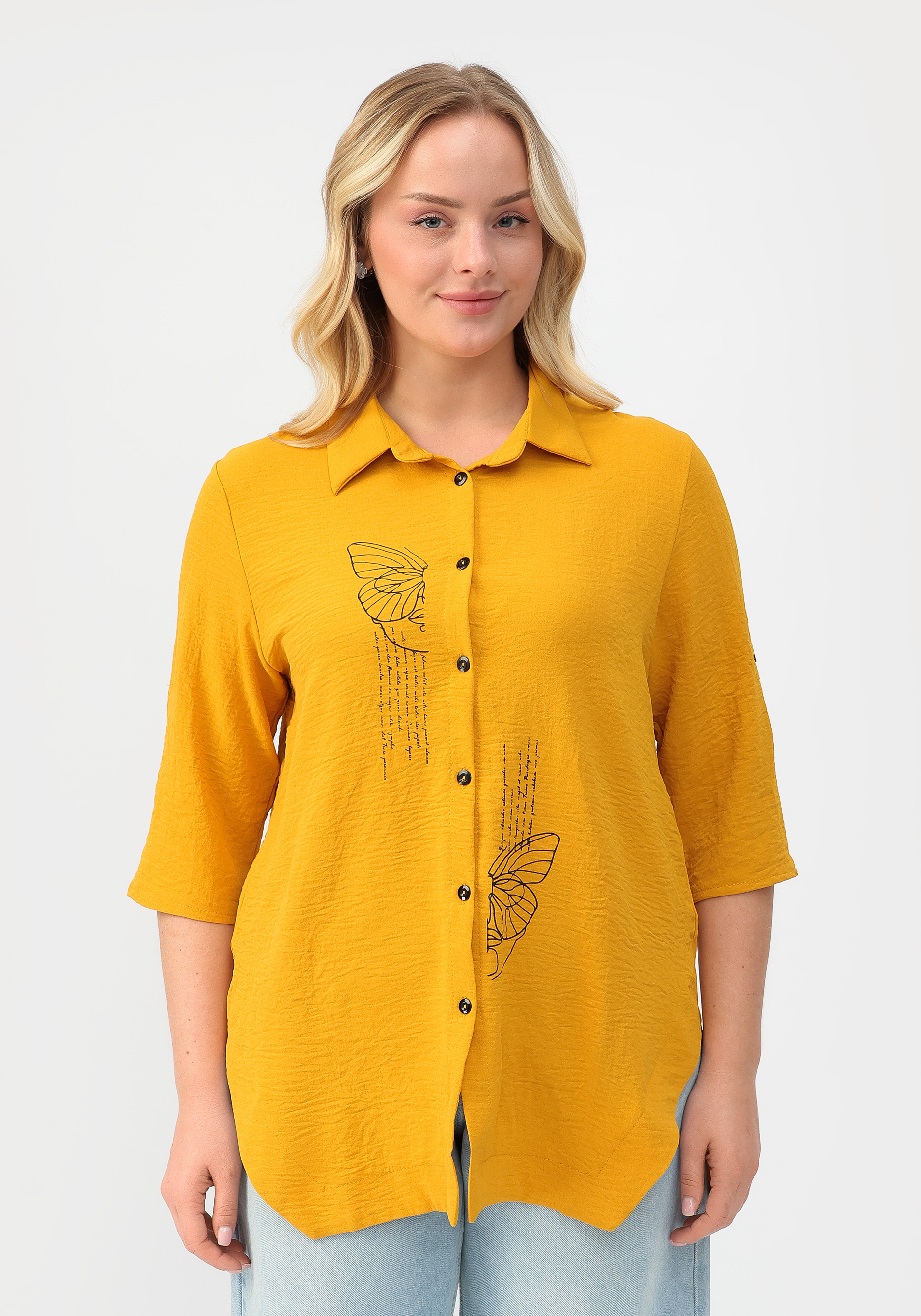Рубашка "Катрина" Vittori Vi, размер 50, цвет белый - фото 4