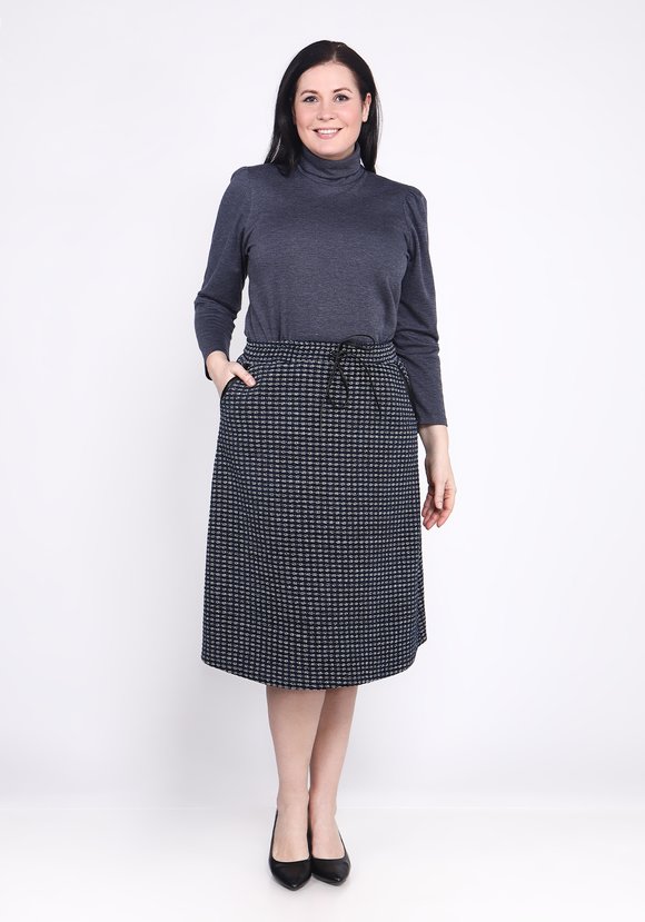 Водолазка базовая прямого кроя шир.  580, рис. 5