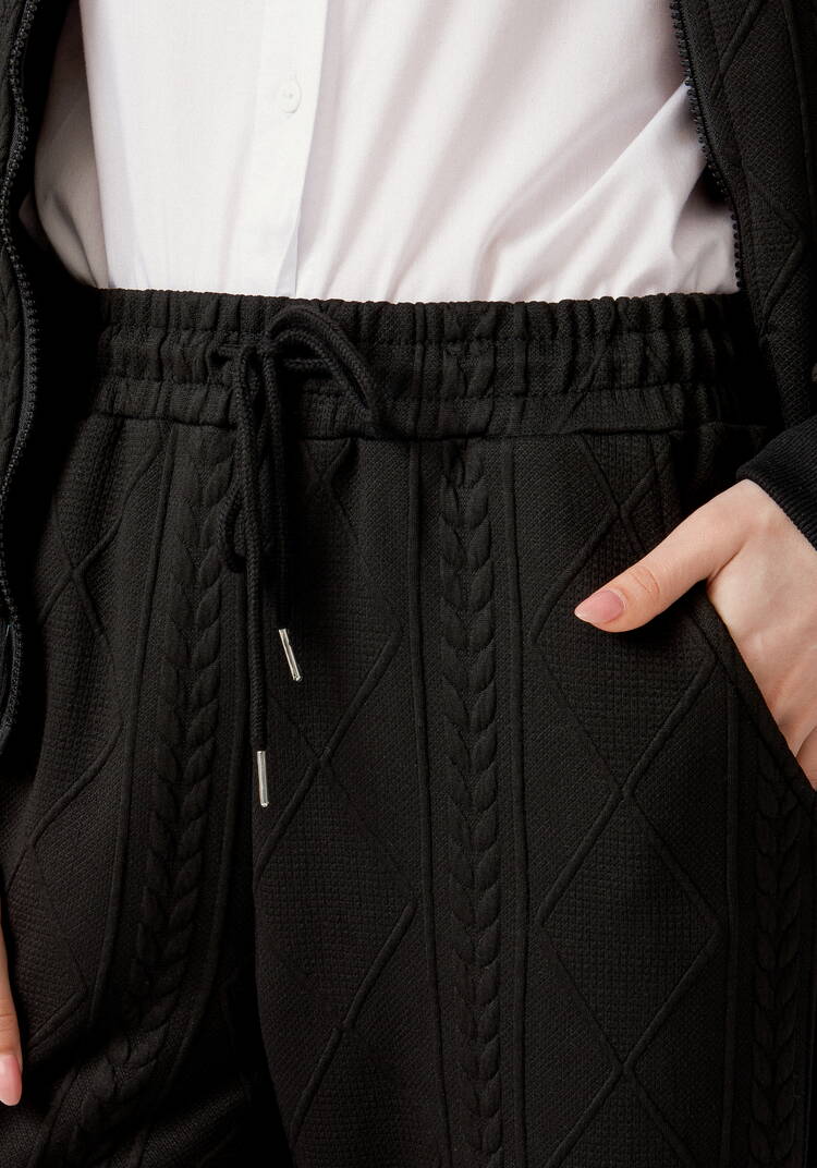 Костюм бомбер и брюки свободного кроя шир.  750, рис. 38