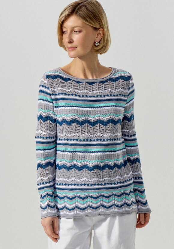 Джемпер с морским орнаментом шир.  580, рис. 10