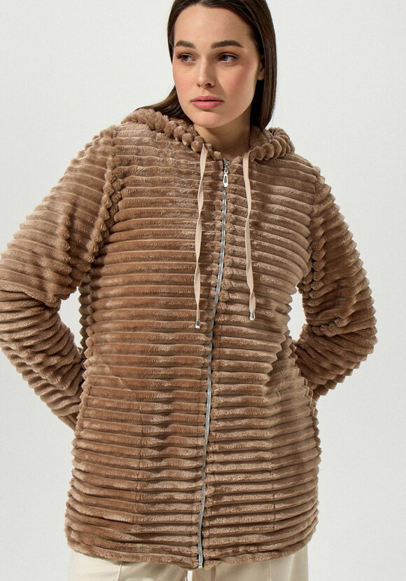 Толстовка меховая на молнии шир.  580, рис. 19