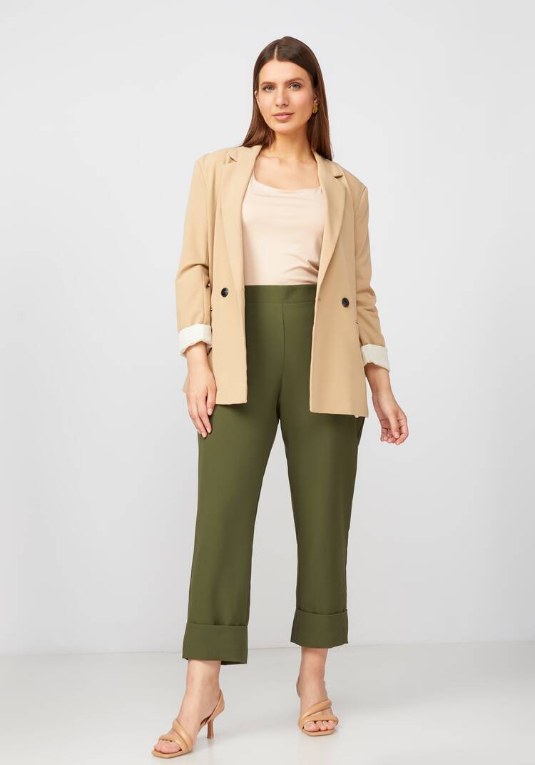 Брюки прямые с отворотами шир.  750, рис. 10