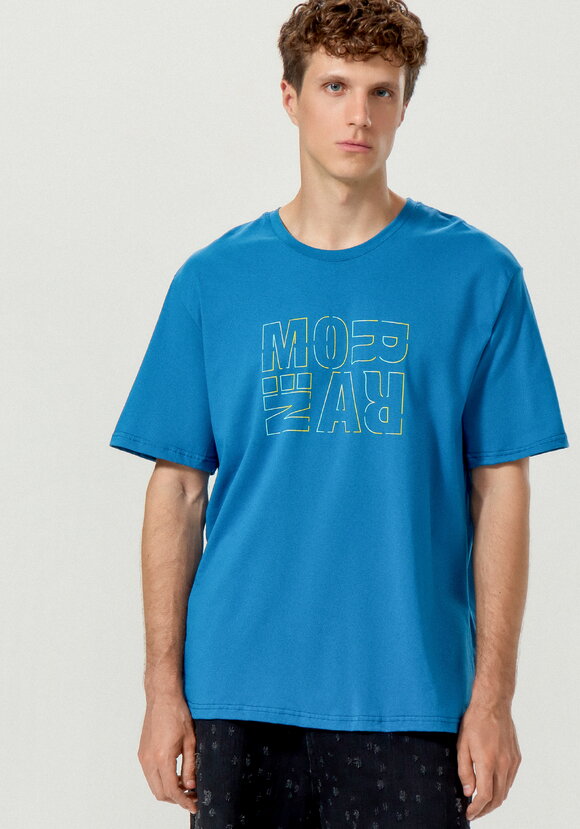 Комплект футболок с лаконичным принтом, 2 шт. шир.  580, рис. 16