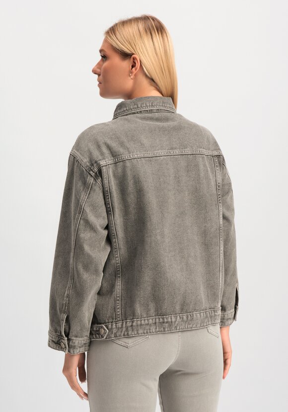 Джинсовая куртка Лора шир.  580, рис. 10