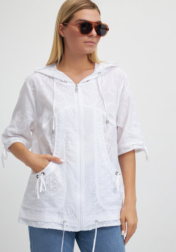 Пыльник на молнии с капюшоном шир.  580, рис. 6