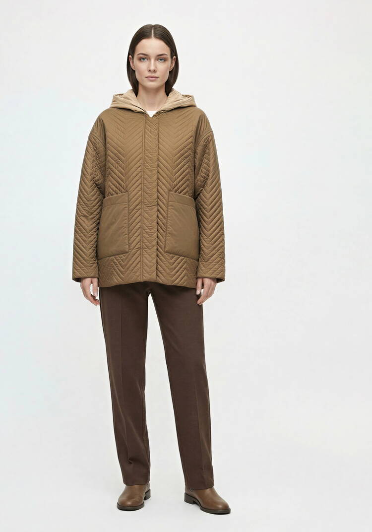 Куртка женская с узором шир.  750, рис. 5