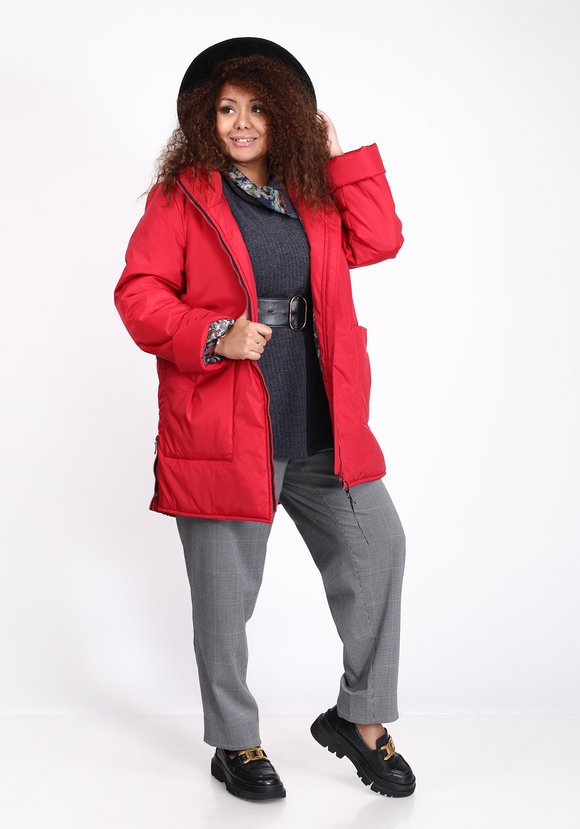 Куртка с капюшоном и накладными карманами шир.  580, рис. 15