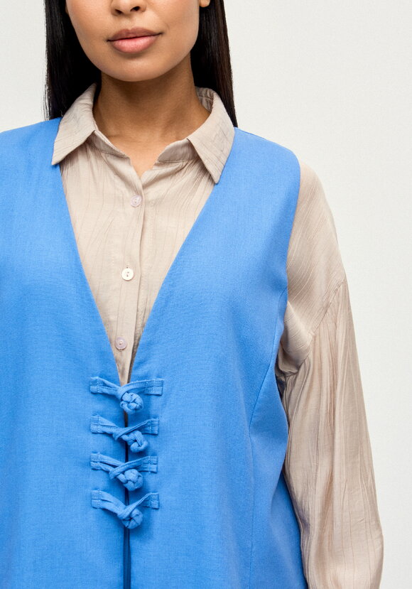 Жилет изо льна Медея шир.  580, рис. 5