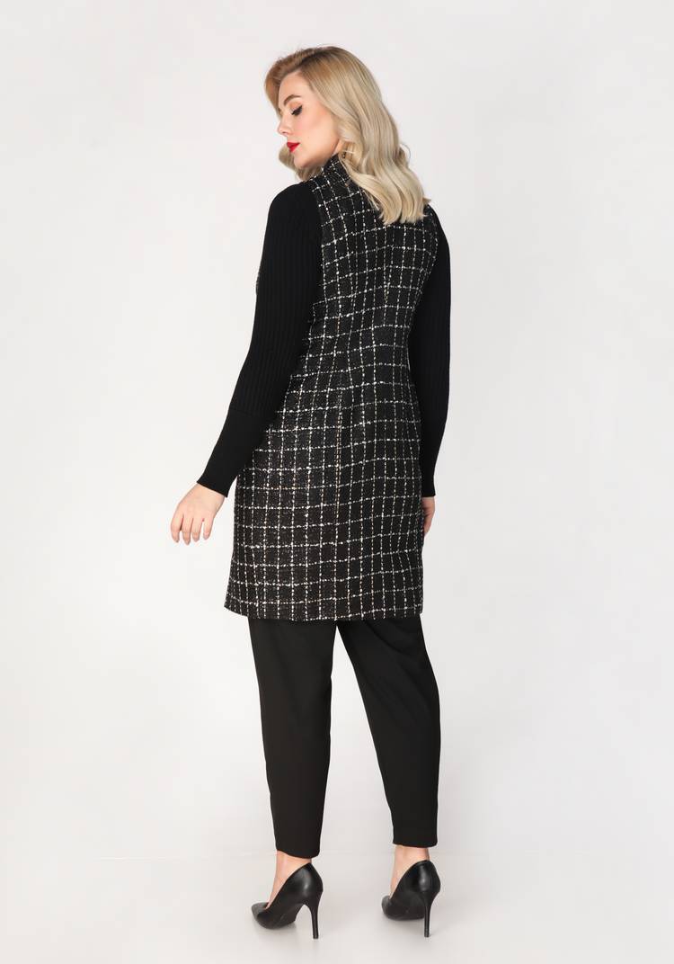 Платье -жилет с английским воротником шир.  750, рис. 4