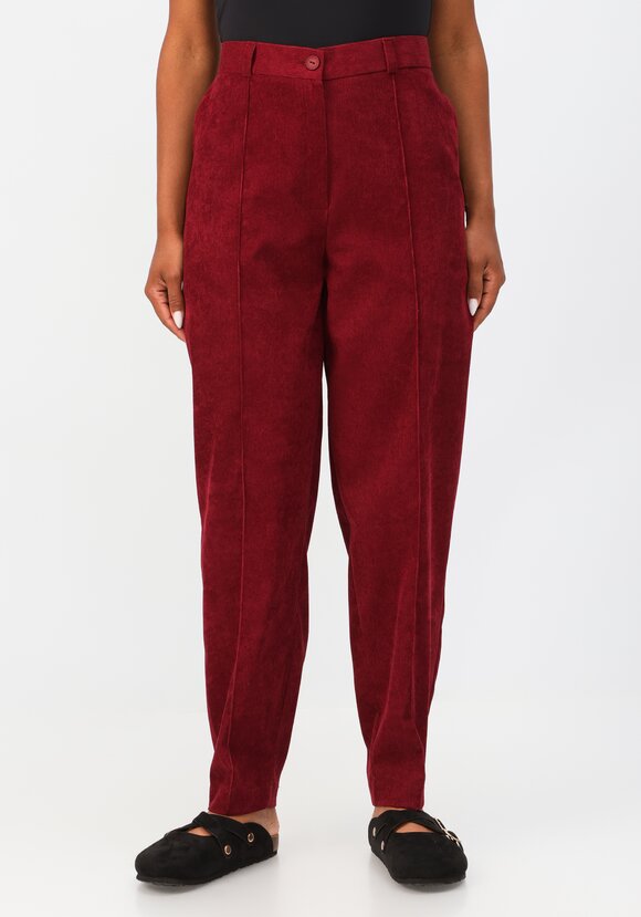 Брюки-бананы вельветовые с карманами шир.  580, рис. 28