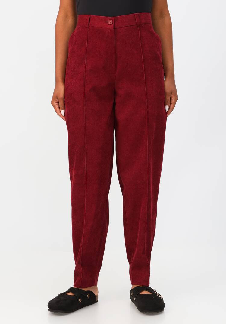 Брюки-бананы вельветовые с карманами шир.  750, рис. 28