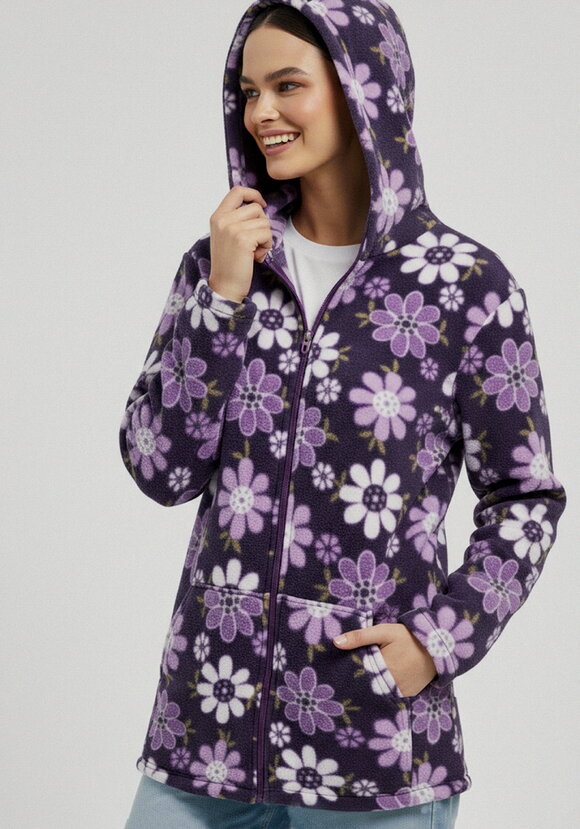 Толстовка из принтованного флиса шир.  580, рис. 25