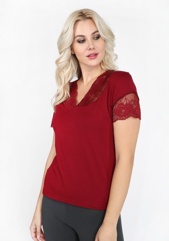 Майка женская с кружевом Радмила шир.  580, рис. 14