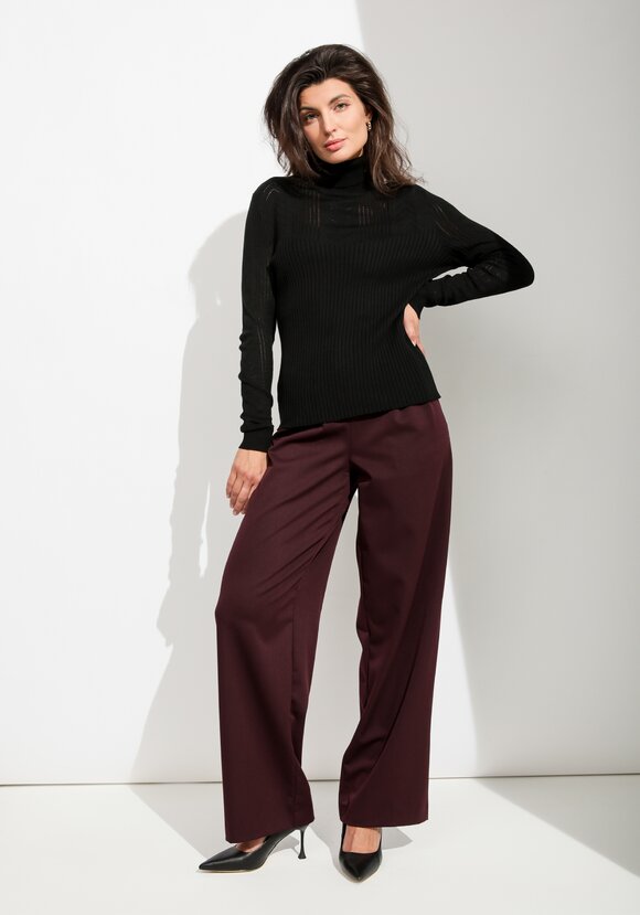 Водолазка из вискозы с ажурным узором шир.  580, рис. 28