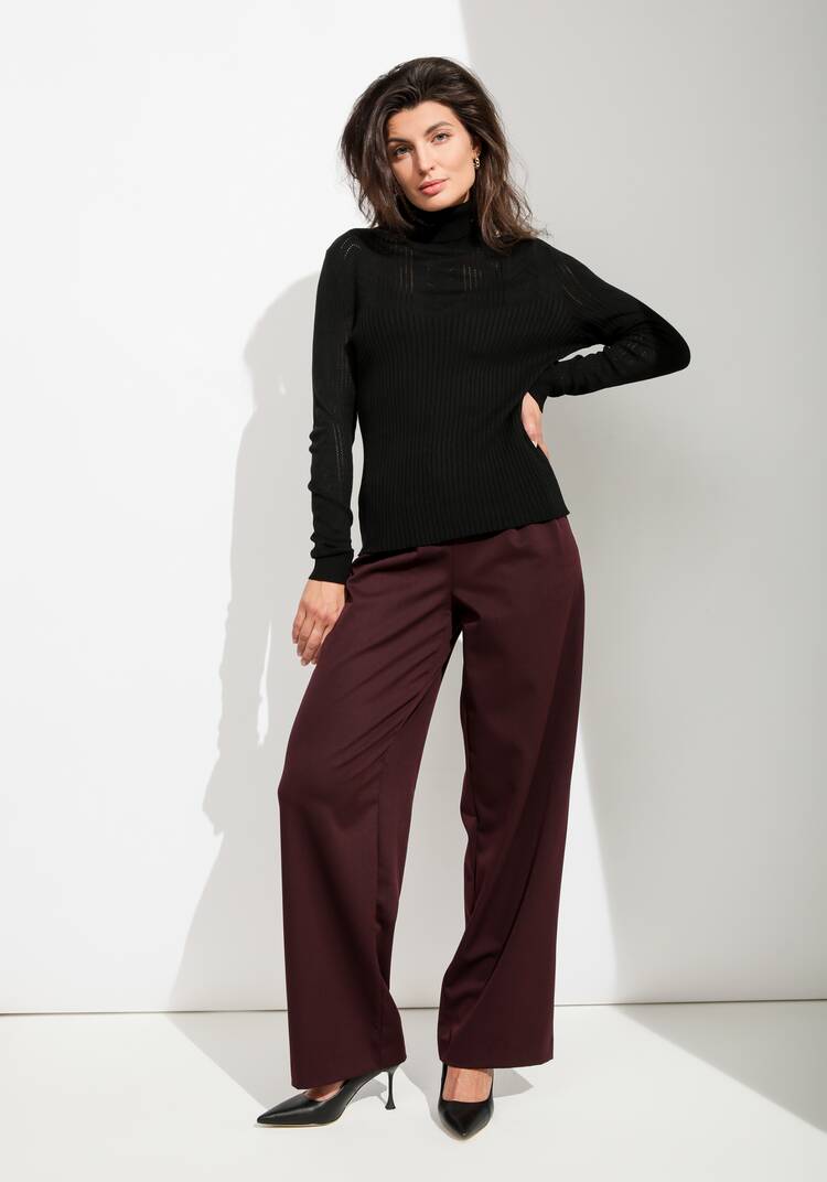 Водолазка из вискозы с ажурным узором шир.  750, рис. 28