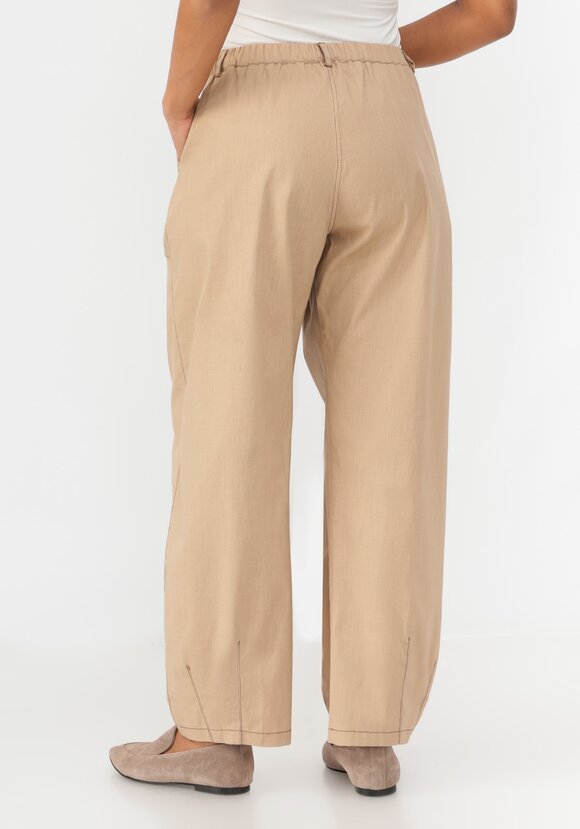 Брюки-бананы изо льна шир.  580, рис. 3