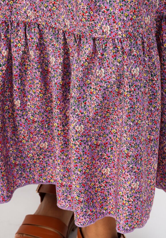 Платье с ярусами из штапеля шир.  580, рис. 23