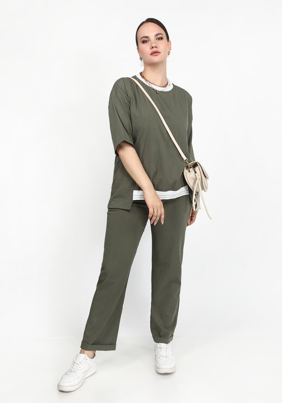 Блуза Спортивный стиль шир.  580, рис. 1