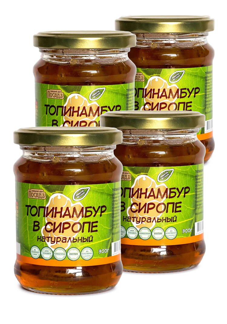 Варенье топинамбур без сахара, 4 шт шир.  750, рис. 1