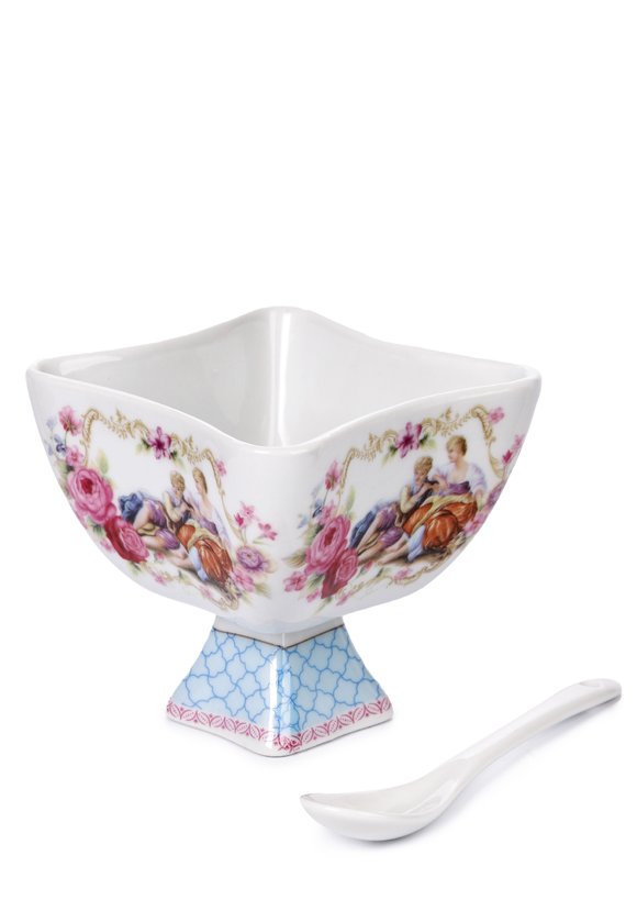 Набор креманок с ложками, 4 шт. шир.  580, рис. 2