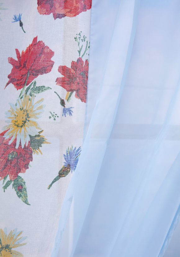 Шторы для кухни Алёна, с подхватами шир.  580, рис. 4