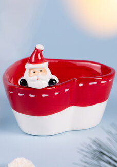 Салатник в форме сердца Новогодний подарок