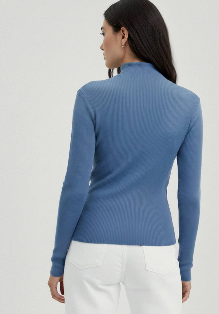 Джемпер с цельнокроеной стойкой шир.  750, рис. 18