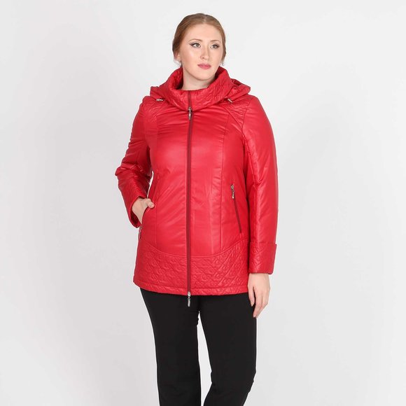 Куртка удлиненная со стеганными элементами шир.  580, рис. 2