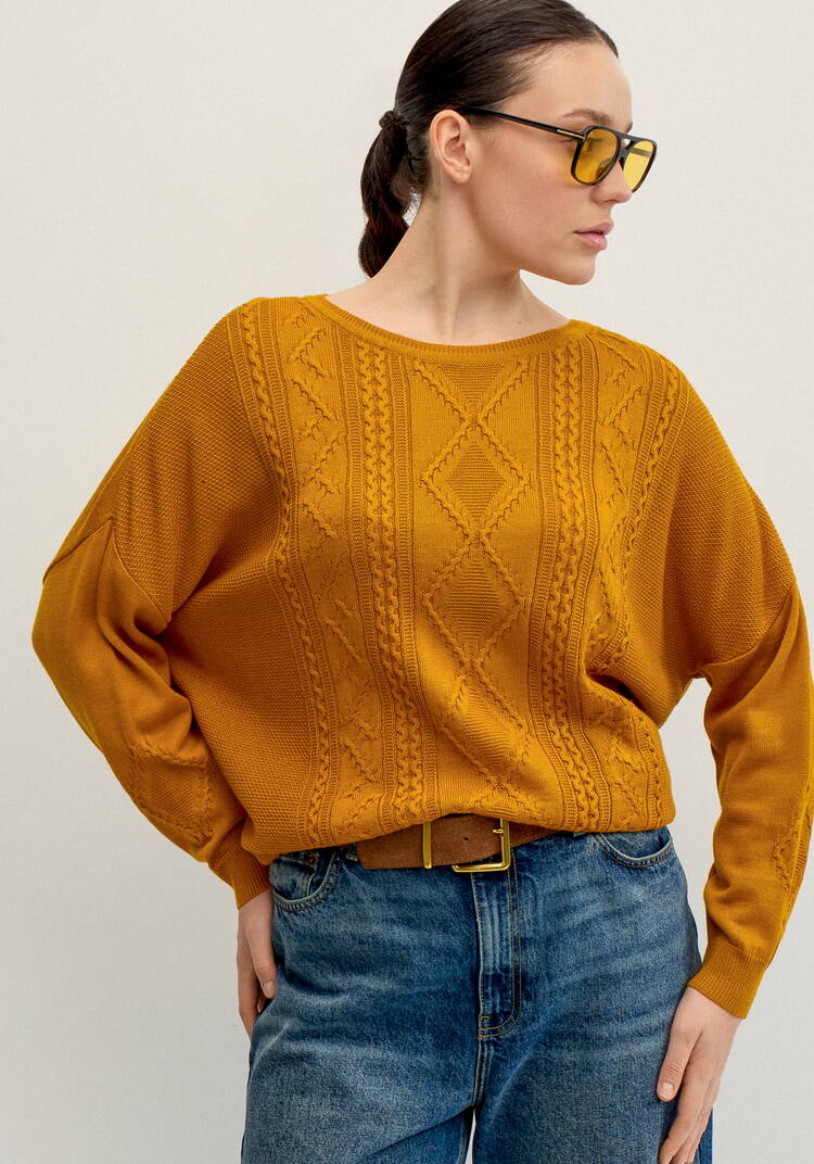 Джемпер женский свободного облегания шир.  750, рис. 9