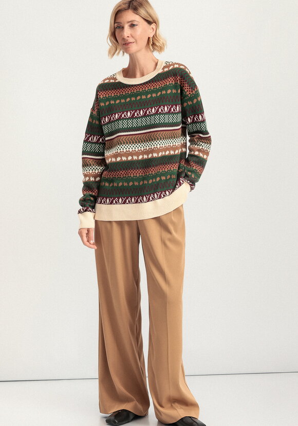 Джемпер со скандинавским рисунком шир.  580, рис. 2