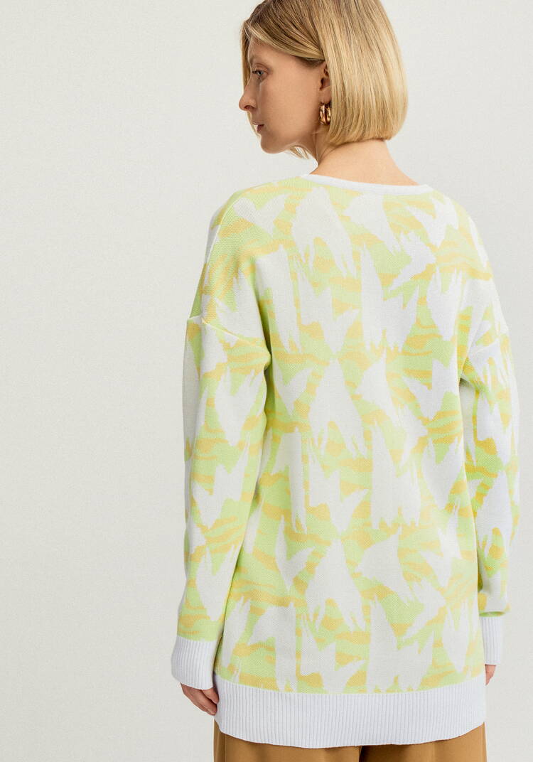 Кардиган с застежкой на пуговицы шир.  750, рис. 11