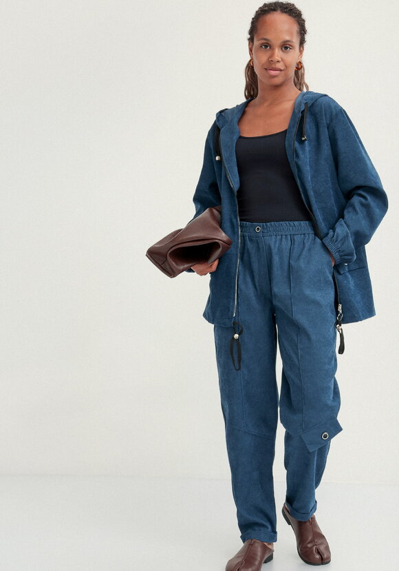 Брюки бананы вельветовые на резинке шир.  580, рис. 6