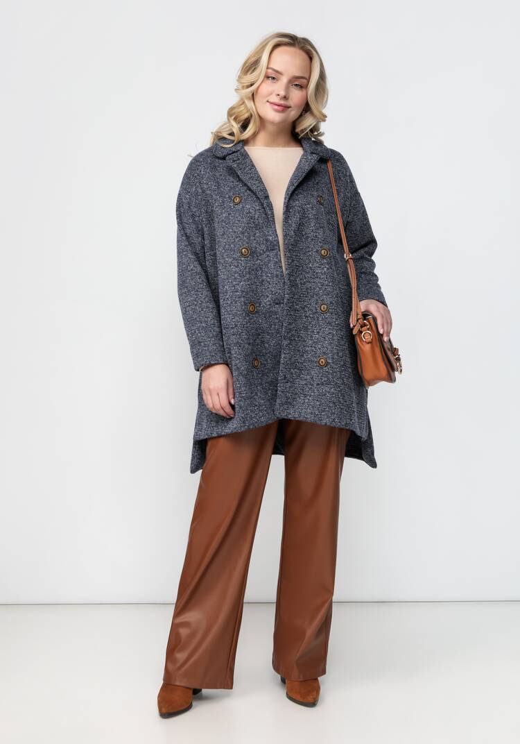 Полупальто свободного кроя шир.  750, рис. 8