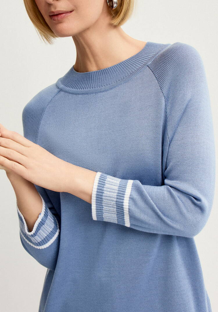 Джемпер с рукавом реглан до локтя шир.  750, рис. 35