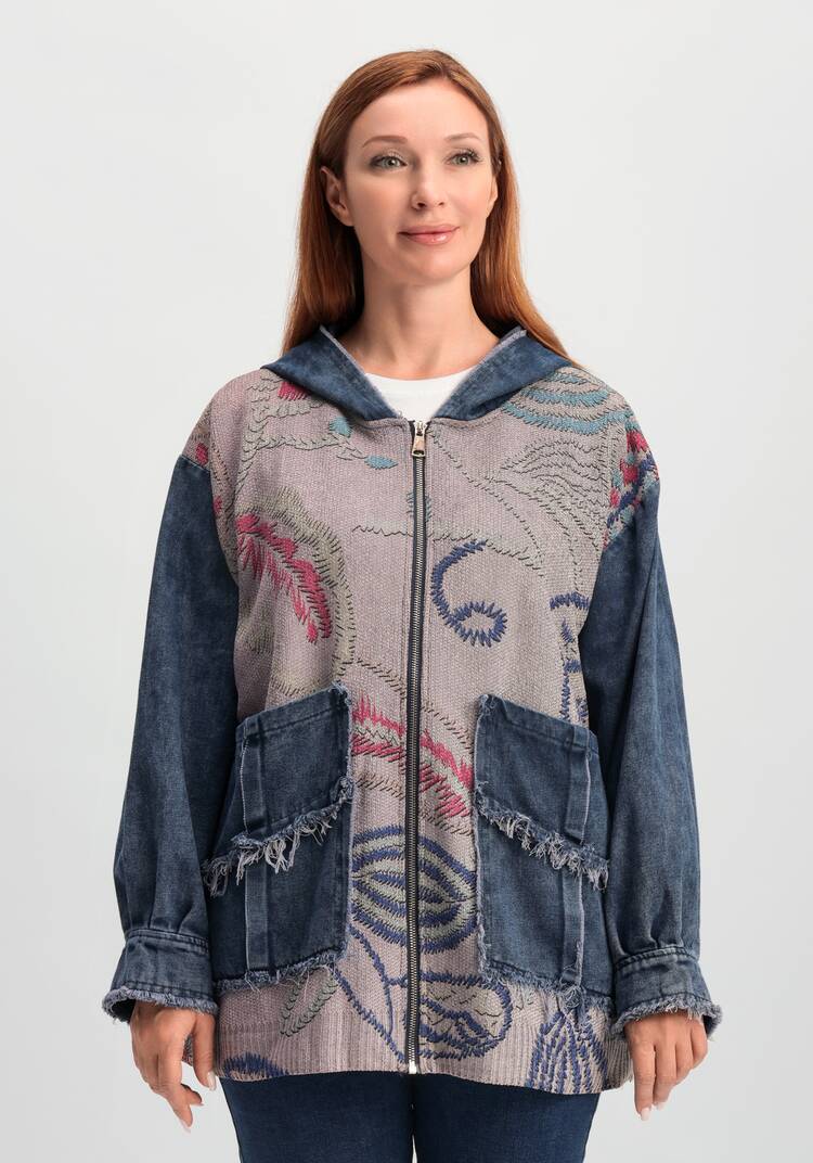 Джинсовая куртка Харпер шир.  750, рис. 10