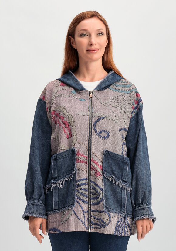 Джинсовая куртка Харпер шир.  580, рис. 10