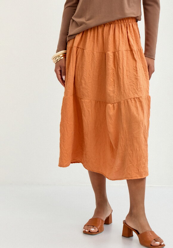 Юбка с ярусами на резинке шир.  580, рис. 14